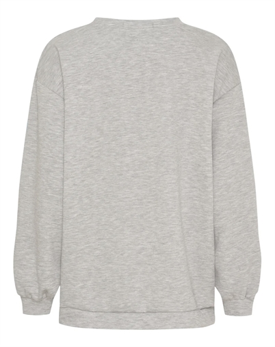 Marta du Chateau - MDChibiscus Sweatshirt - Grey/ Skyblue